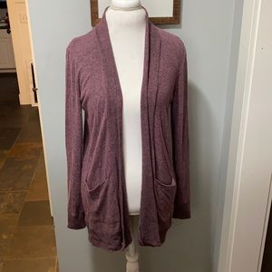 Papermoon Long Purple Cardigan
